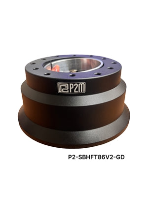 P2M Billet Aluminum 50mm Steering Wheel Hub Adapter for 2013+ FRS/BRZ/86 & 2022+ BRZ/GR86