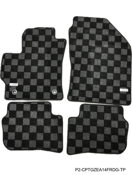 P2M Dark Grey Race Floor Mats 2023+ Toyota GR Corolla