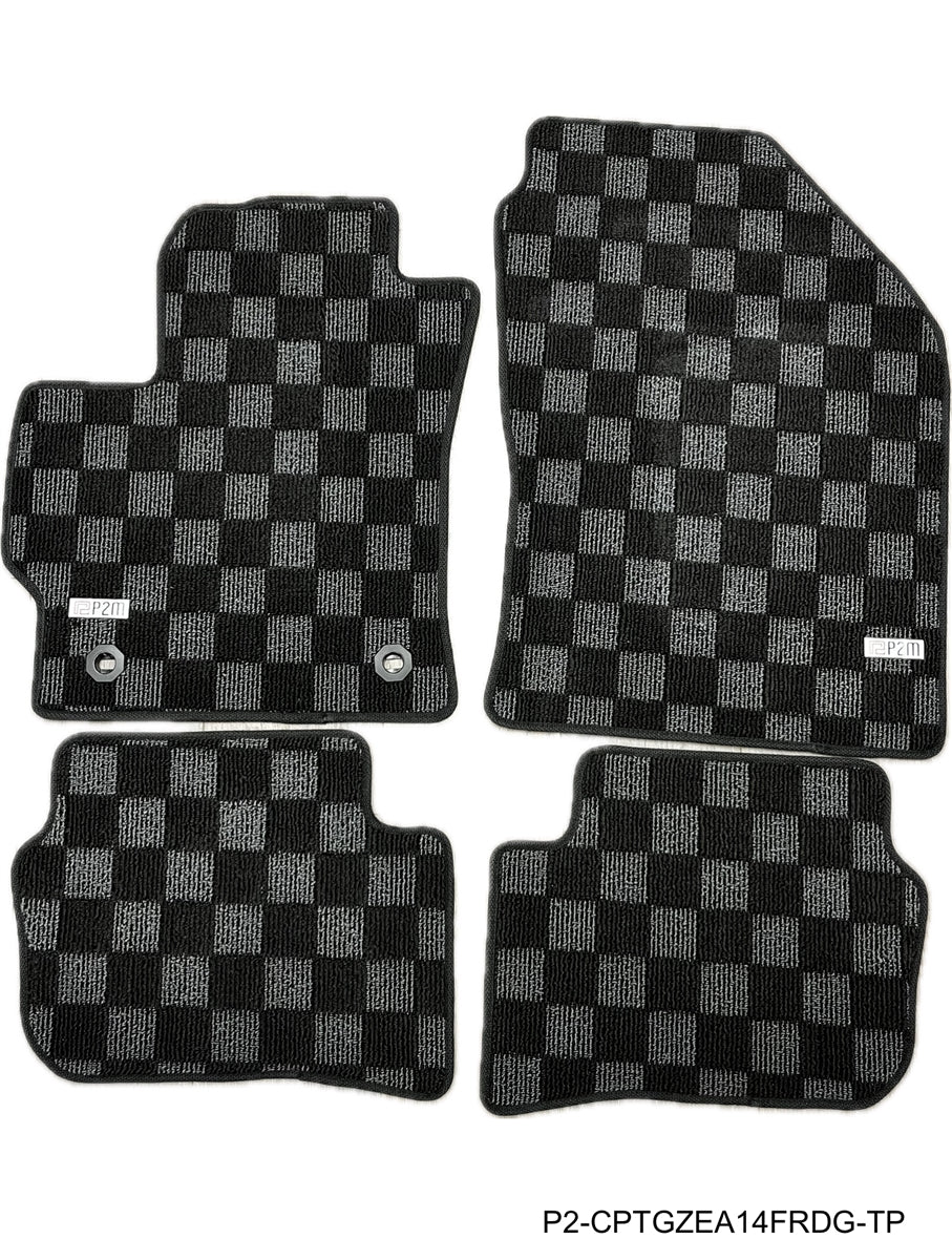 P2M Dark Grey Race Floor Mats 2023+ Toyota GR Corolla
