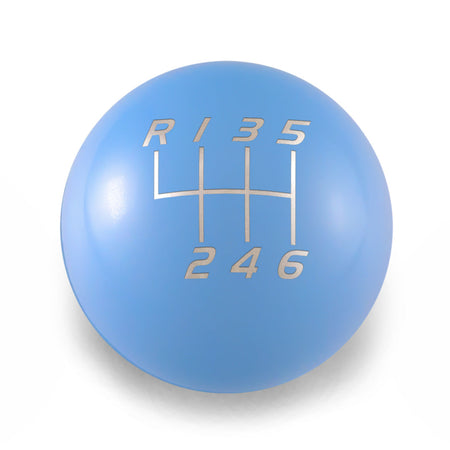 Billetworkz Weighted Shift Knob 6-Speed Velocity Engraving for 2023+ Toyota GR Corolla - Performance Blue / Chonk