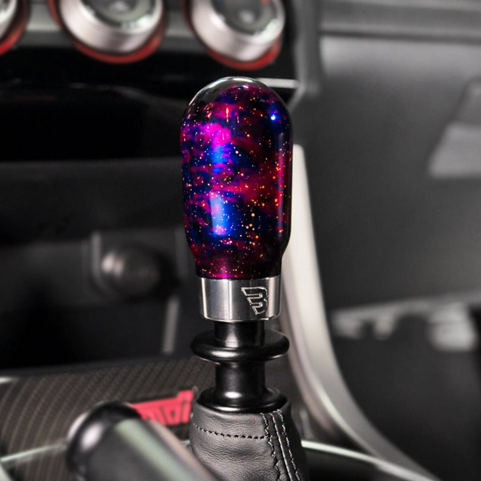 Billetworkz “Hybrid” Shift Knob - Toyota GR Corolla / Corolla Hatch - Purple Cosmic Space
