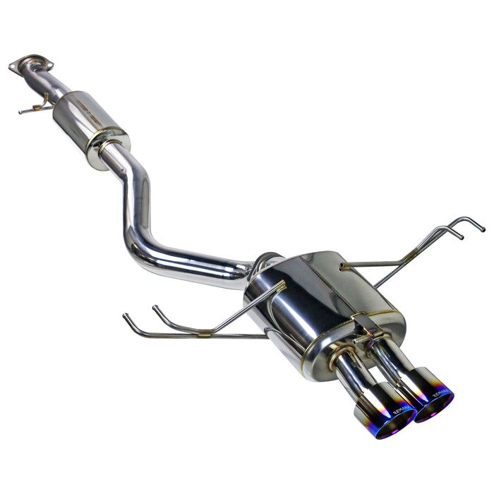 REMARK Elite Spec Resonated Dual Center Exit Cat-Back Exhaust - Burnt Stainless Steel Tips 2023+ Toyota GR Corolla