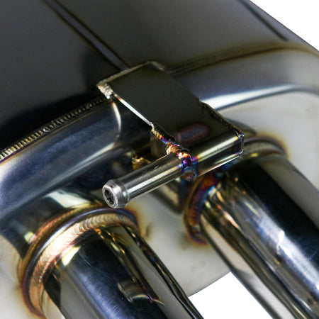 REMARK Elite Spec Resonated Dual Center Exit Cat-Back Exhaust - Burnt Stainless Steel Tips 2023+ Toyota GR Corolla