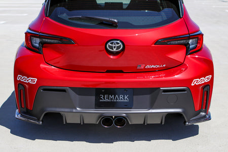 REMARK 24+ Toyota GR Corolla Dual Center Exit Stainless Steel Cat-Back Exhaust w/ Resonator