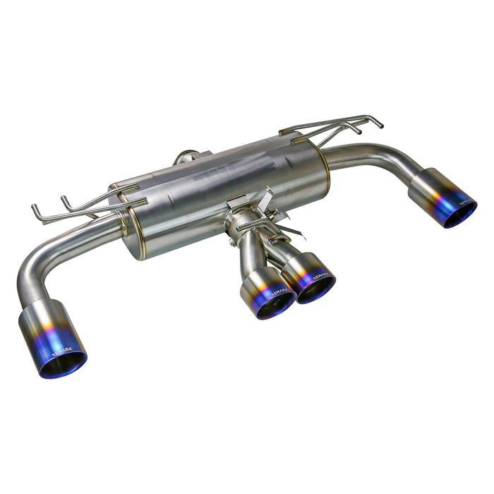 REMARK Elite Spec Full Titanium Quad Tip Cat-Back Exhaust - Burnt Titanium Tips - 2023+ Toyota GR Corolla