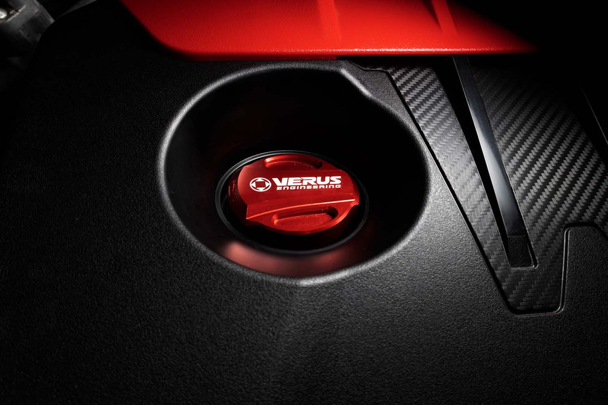 RLA Oil Cap, Anodized Red - Toyota GR Corolla