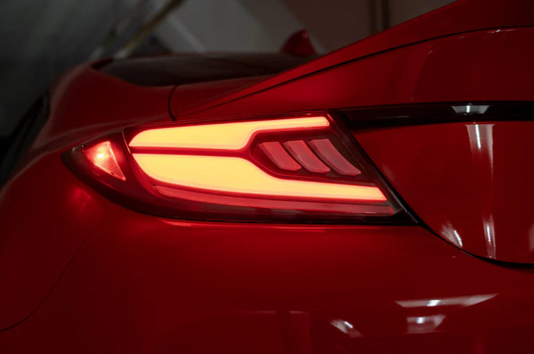 OLM Raiden LED Taillights (Clear Lens/Red Bar) - 2022-2026 BRZ GR86