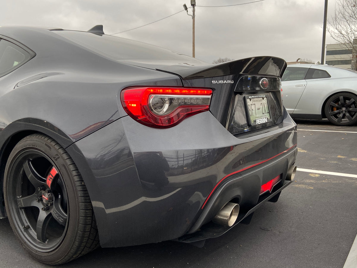 Frs Rear Verus Engineering Carbon Rear Spoiler, Ducktail - (2013-2021) BRZ/FRS ...