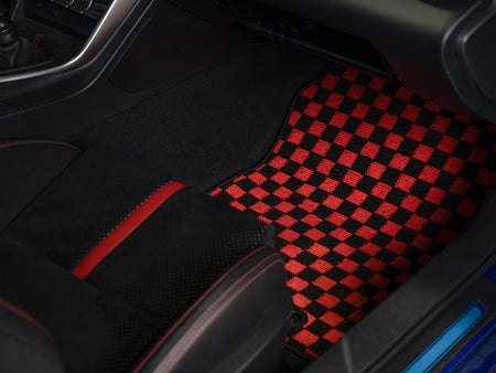 2022+ BRZ/GR86 Checkered Floor Mat Set