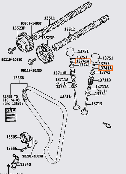 4AGE 20V Parts - Genuine Toyota OEM Maintenance for AE86 AE101 AE111 ...