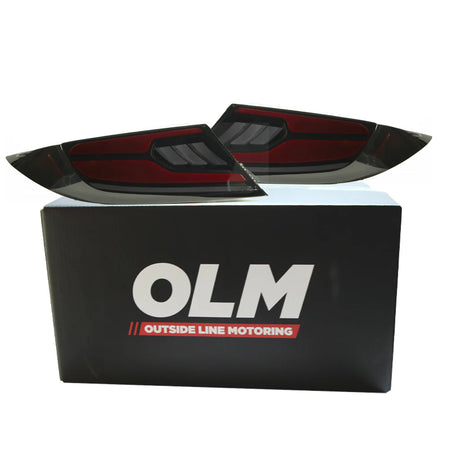 OLM Raiden LED Taillights (Smoke Lens/Red Bar) - 2022-2026 BRZ GR86