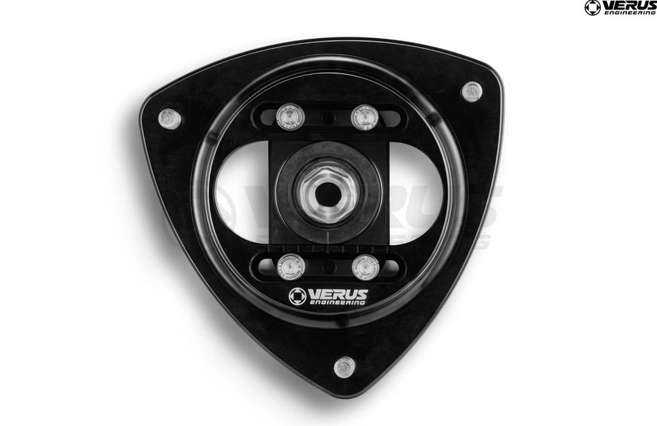 Verus Engineering Front Camber Plate Assembly, Anodized Black - BRZ/FRS/GT86/GR86