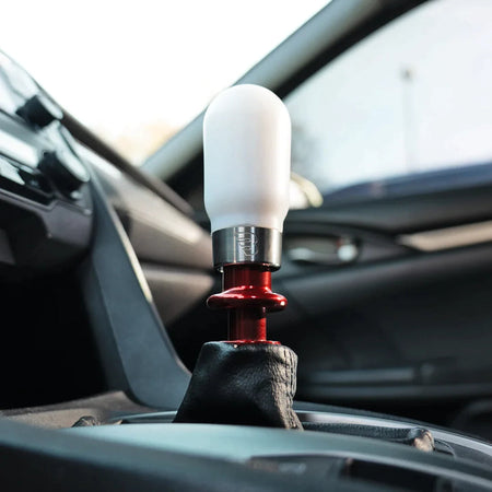 Billetworkz “Hybrid” Shift Knob - Toyota GR Corolla / Corolla Hatch - White Delrin