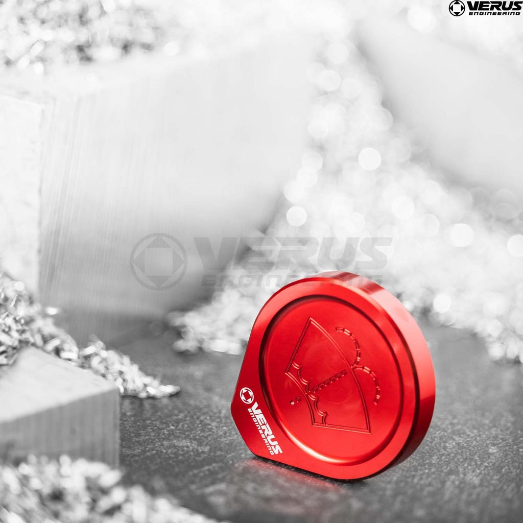 Washer Fluid Cap, Anodized Red - Toyota GR Corolla