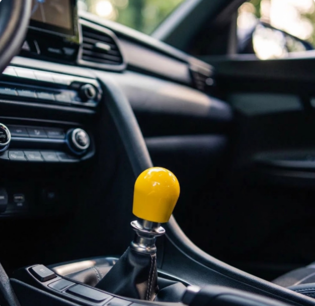 Billetworkz Weighted Shift Knob (Gloss Yellow) – 2023+ Toyota GR Corolla / Corolla Hatchback