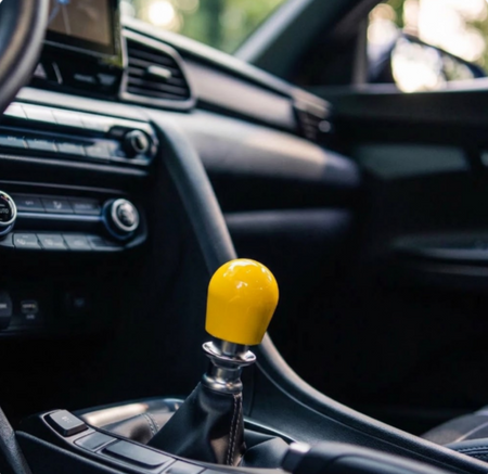 Billetworkz Weighted Shift Knob (Gloss Yellow) – 2023+ Toyota GR Corolla / Corolla Hatchback