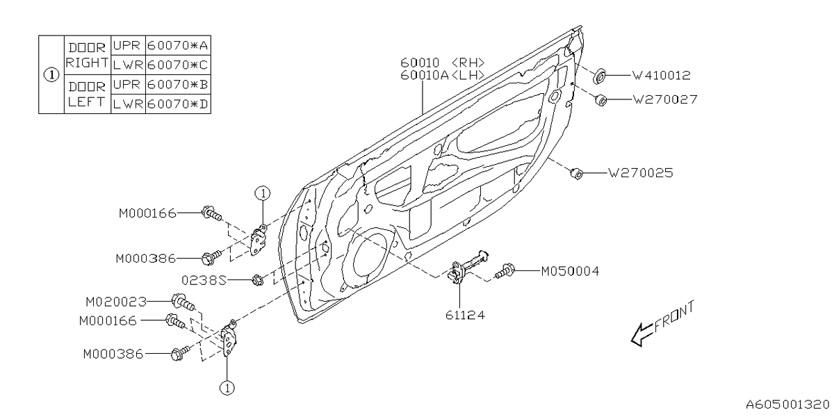OEM Subaru Front Door Check Stopper Assembly for 2013+ FRS/BRZ/86 & 2022+ GR86
