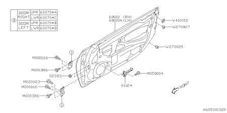 OEM Subaru Front Door Check Stopper Assembly for 2013+ FRS/BRZ/86 & 2022+ GR86