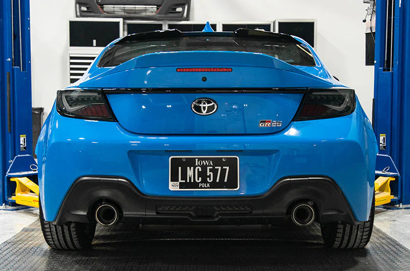 OLM Scythe Style LED Taillights (Smoke Lens Black Base White Bar) - 2022-2026 BRZ GR86