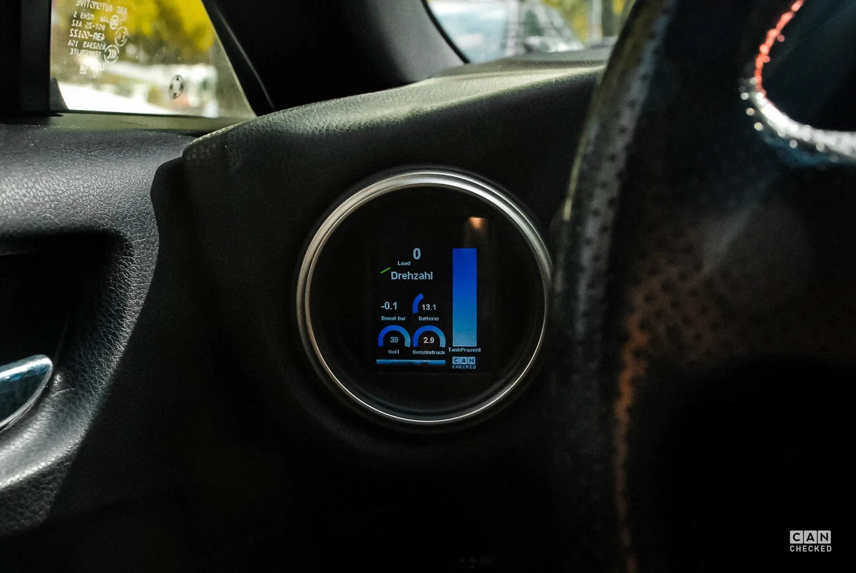 CANchecked MFD28 2.8" Gen2 Multi-Function CAN Bus Display – 2013-2020 Toyota GT86 / Scion FR-S / Subaru BRZ (LHD)