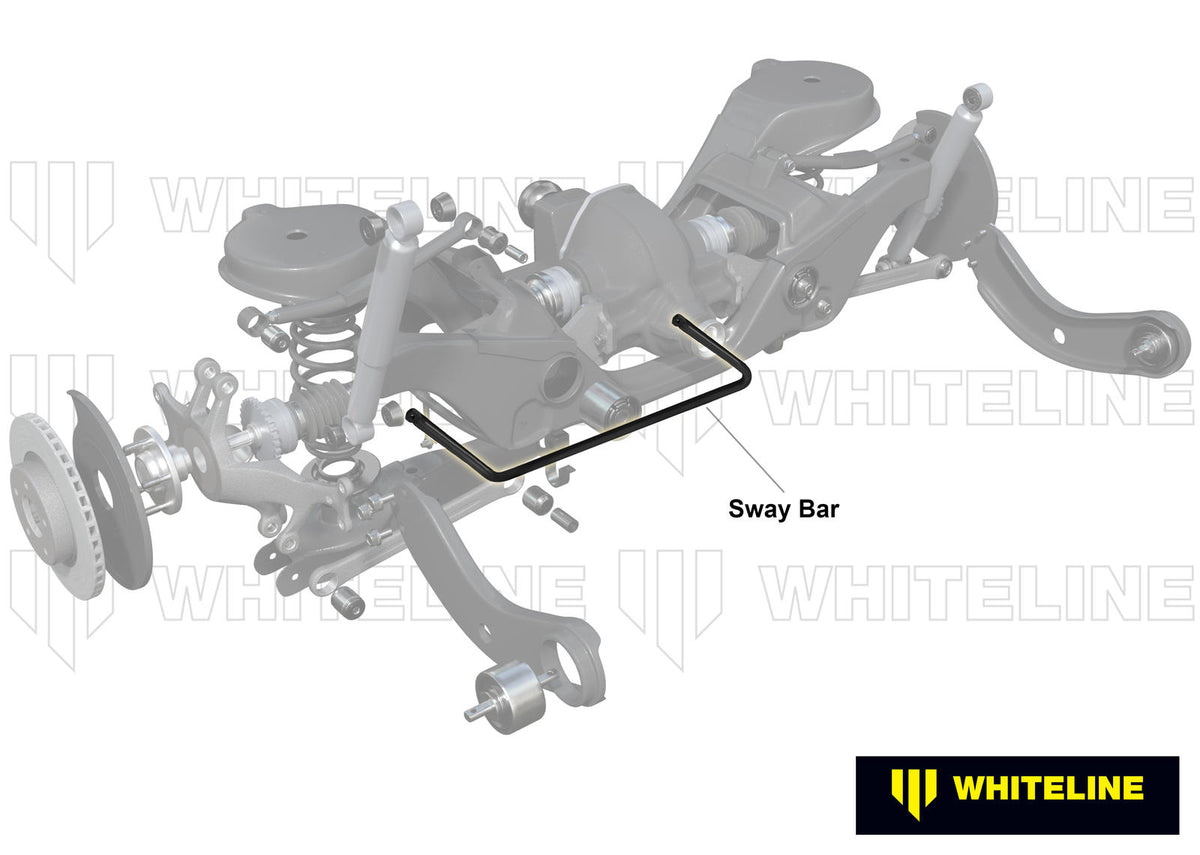Whiteline 24mm 3-Point Adjustable Rear Sway Bar for 2023+ Toyota GR Corolla