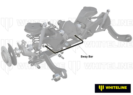 Whiteline 24mm 3-Point Adjustable Rear Sway Bar for 2023+ Toyota GR Corolla