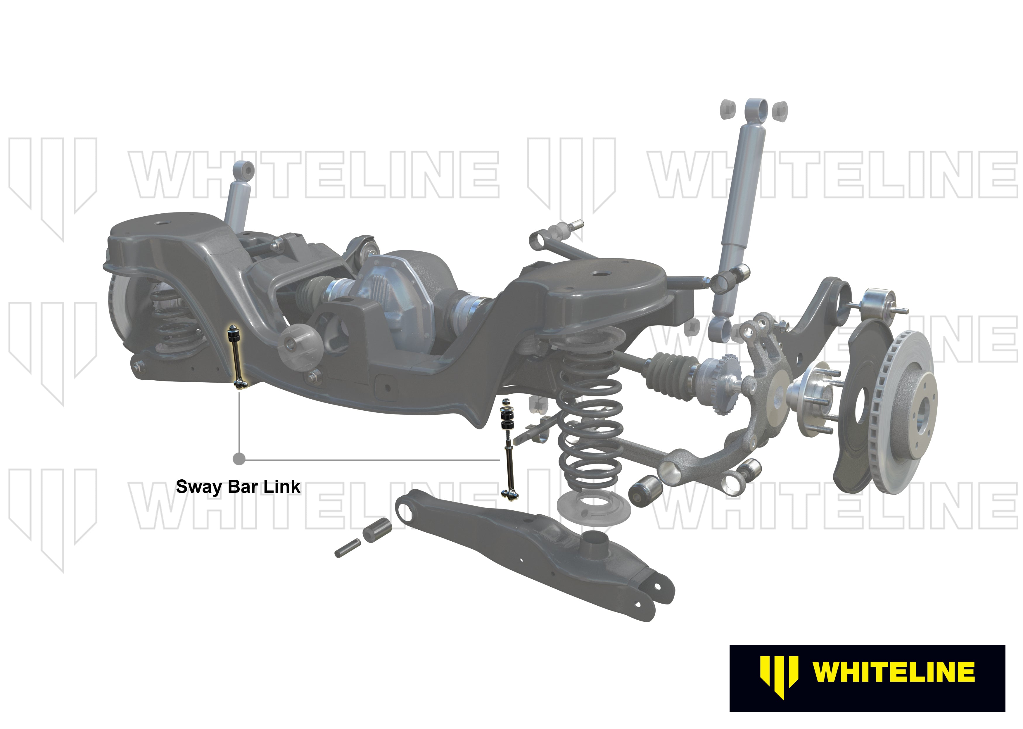 Whiteline Heavy Duty Adjustable Front/Rear Sway Bar End Link Kit 2023+ Toyota GR Corolla