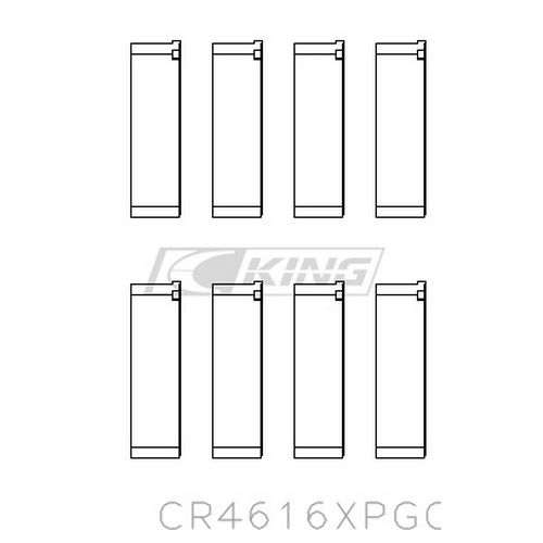 King XP-Series pMaxKote Coated Rod Bearing Set – 2013-2020 Toyota 86 / Scion FR-S / Subaru BRZ (ZN6 / ZC6) & 2022+ Toyota GR86 / Subaru BRZ (ZN8 / ZD8)