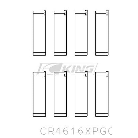 King XP-Series pMaxKote Coated Rod Bearing Set – 2013-2020 Toyota 86 / Scion FR-S / Subaru BRZ (ZN6 / ZC6) & 2022+ Toyota GR86 / Subaru BRZ (ZN8 / ZD8)