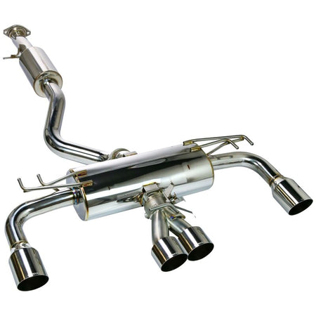 REMARK Elite Spec Stainless Steel Quad Tip Cat-Back Exhaust - Stainless Steel Tips - 2023+ Toyota GR Corolla