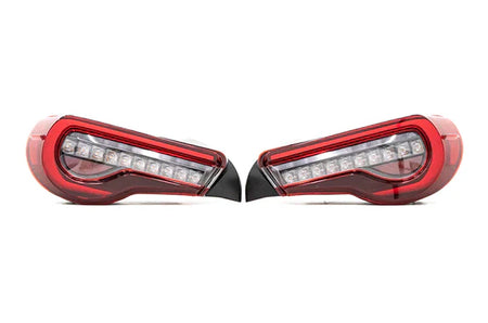 OLM OE Plus Linear Style Sequential Tail Lights (Clear) - 13-20 FR-S BRZ 86