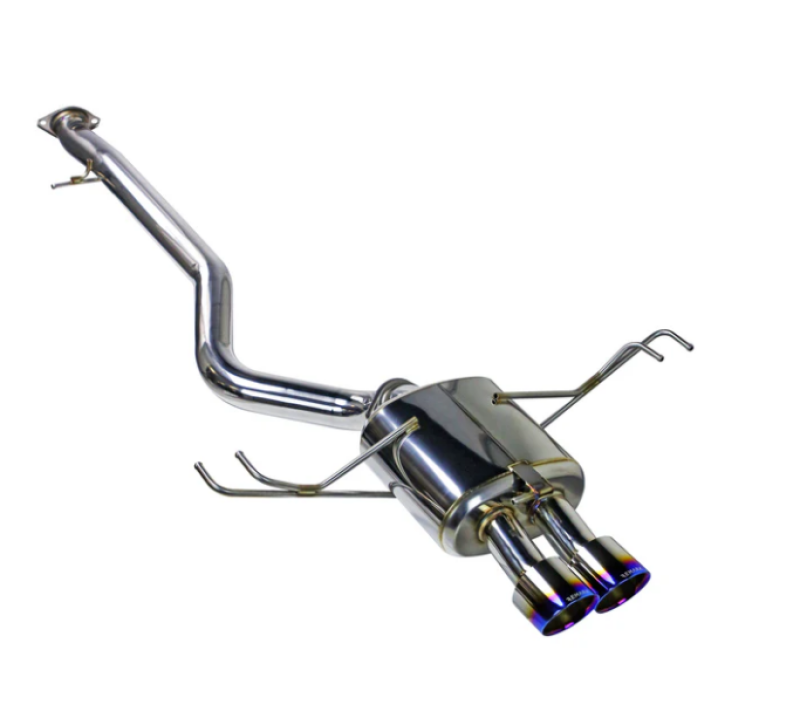 REMARK Elite Spec Resonated Dual Center Exit Cat-Back Exhaust - Burnt Stainless Steel Tips - 2023+ Toyota GR Corolla