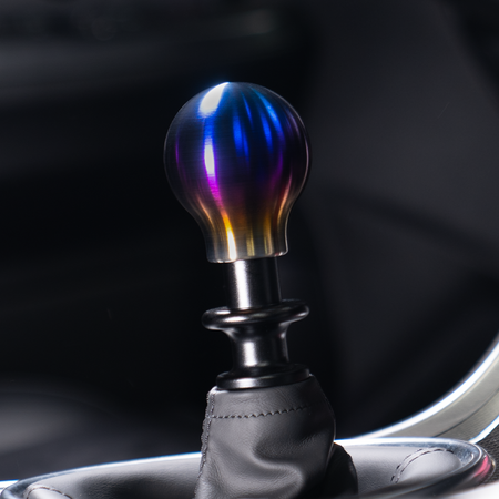 Billetworkz Titanium Torched Shift Knob - Toyota GR Corolla / Corolla Hatch - Lightbulb