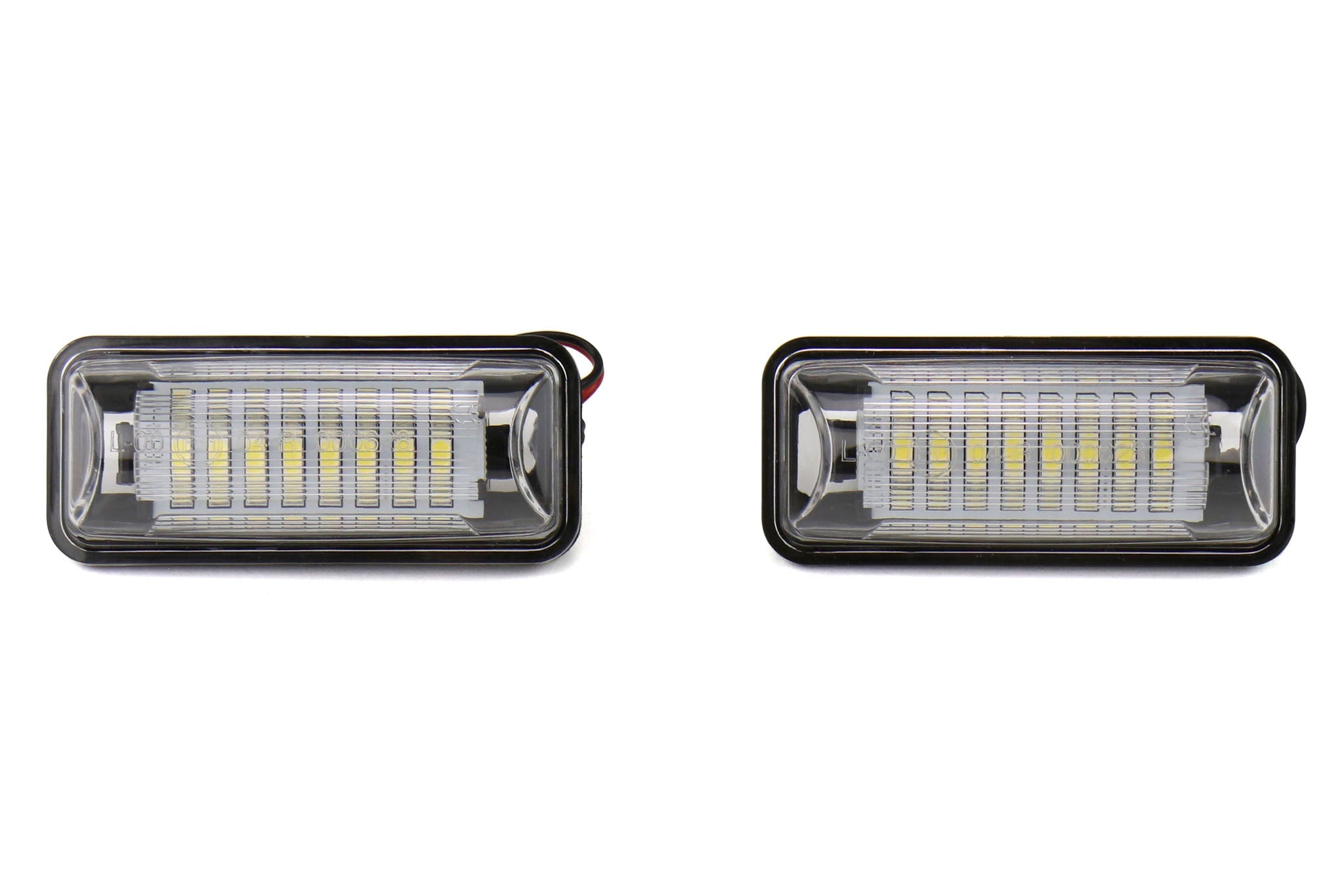 OLM Full Replacement LED License Plate Housings - Toyota Subaru