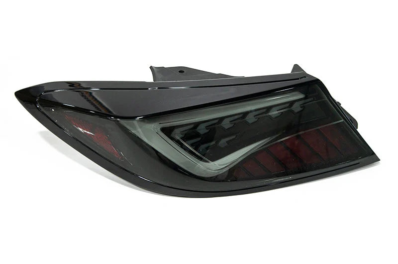 OLM Scythe Style LED Taillights (Smoke Lens Black Base White Bar) - 2022-2026 BRZ GR86