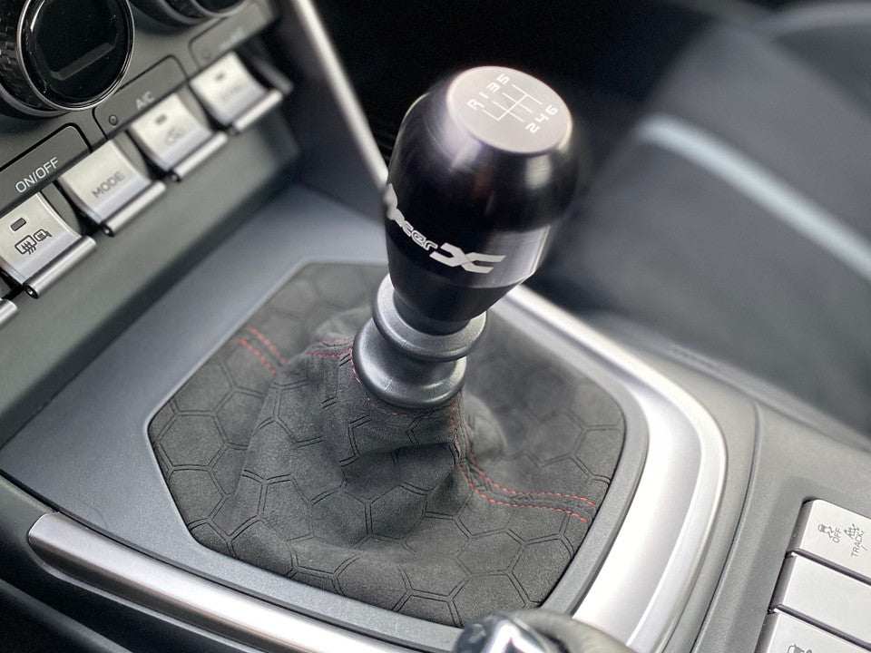 Racer X Fabrication Custom Hand-Stitched Shift Boot – 2022+ Toyota GR86, Subaru BRZ & 2013-2020 ZN6 / ZN8 Chassis