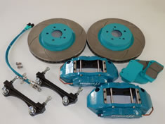 Project Mu Forged Sports Caliper FS4M 4POT Front Big Brake Kit (315x30mm 1-Piece Rotors) for Toyota 86 / GR86 (ZN6 / ZN8)