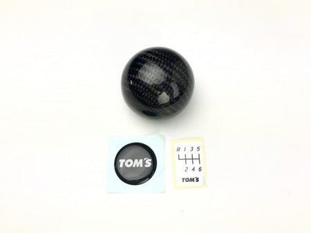 TOM'S Racing Real Carbon Fiber & Aluminum Manual Shift Knob (M10x1.25) - 2023+ Toyota GR Corolla
