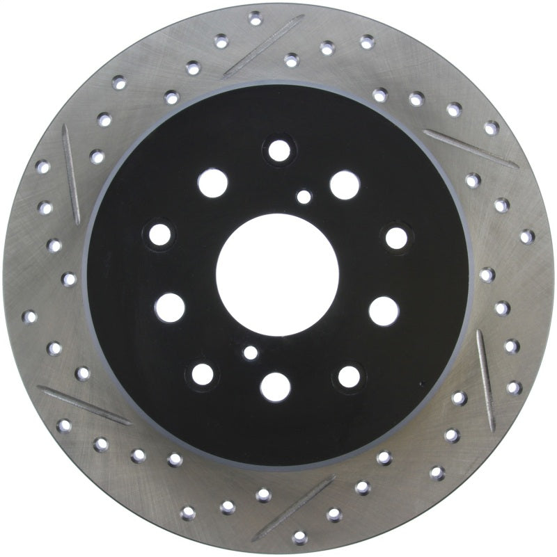 StopTech Drilled Slotted Rotor 2002-2005 Lexus IS300 - Rear Right