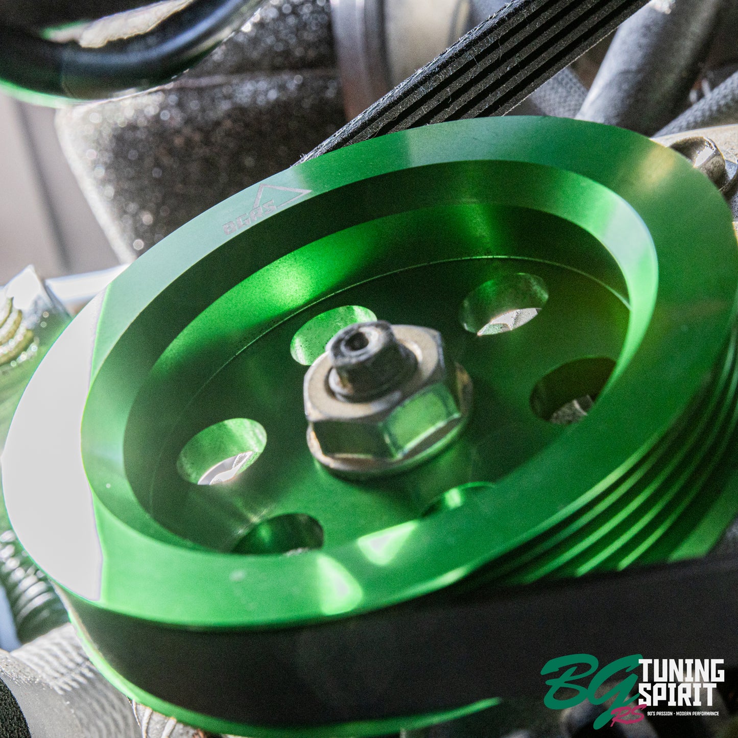 BGRS 4AGE 16V Underdriving Alternator Pulley Battle Garage Racing Service
