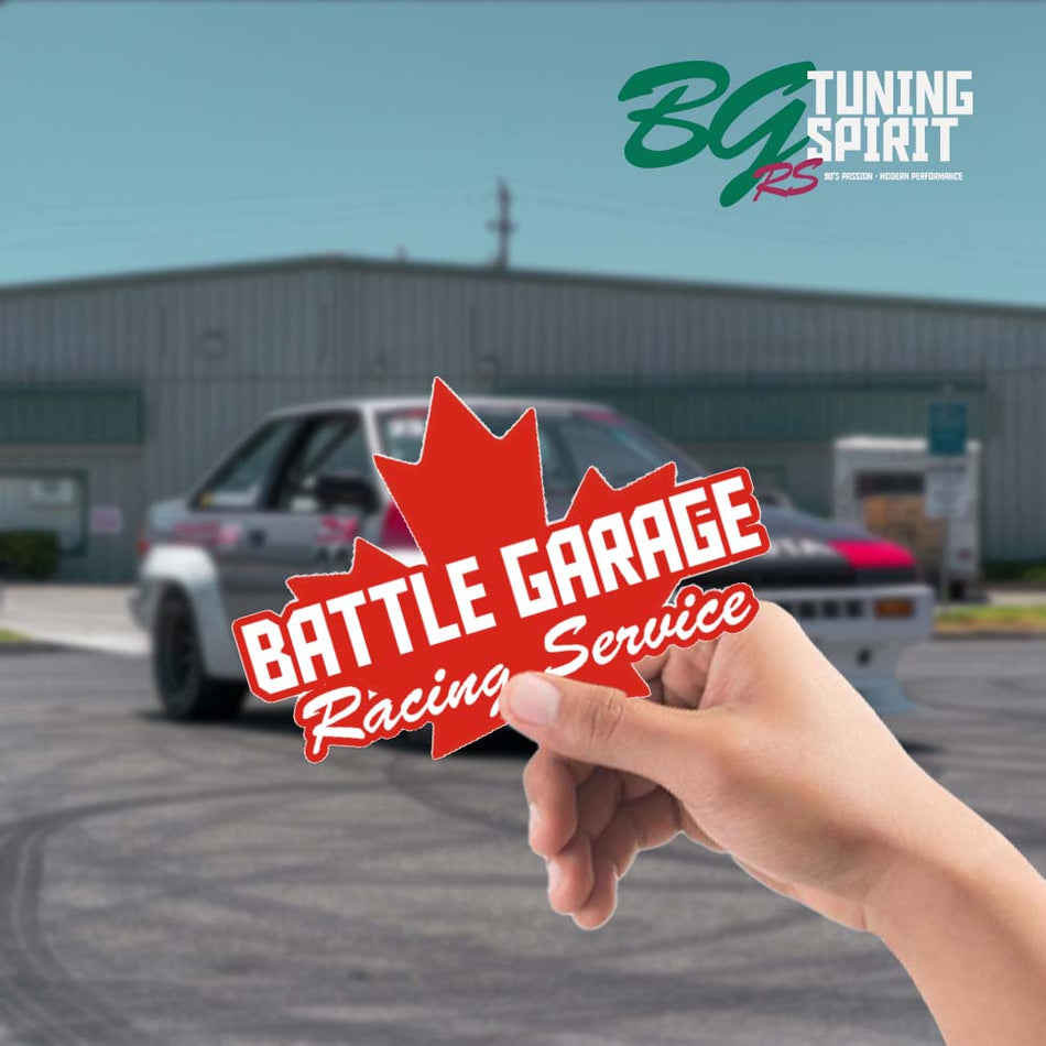 Canada Battle Garage Racing Service Sticker