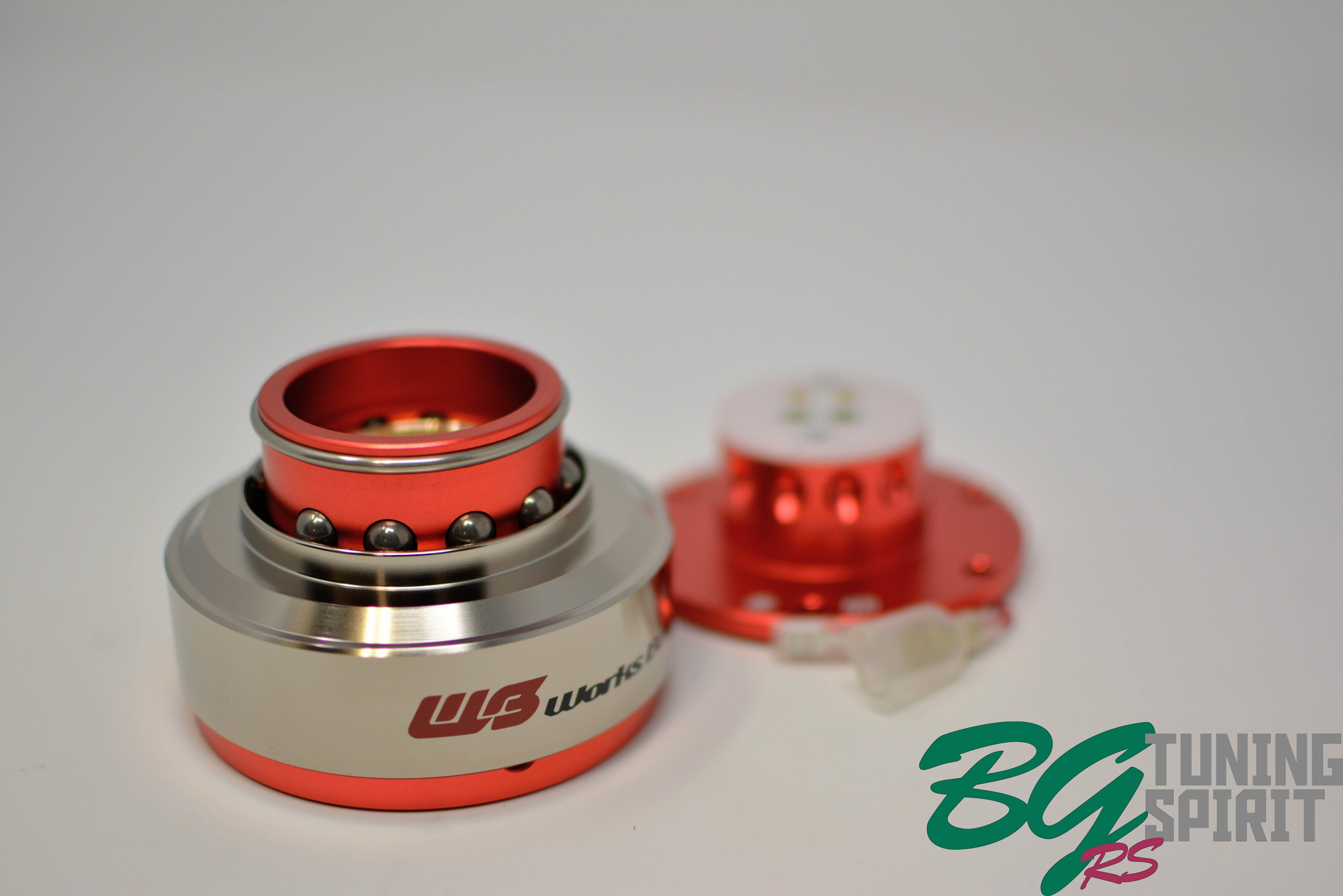 Works Bell Rapfix II Quick Release - Red Body/Silver Sleeve – Battle 