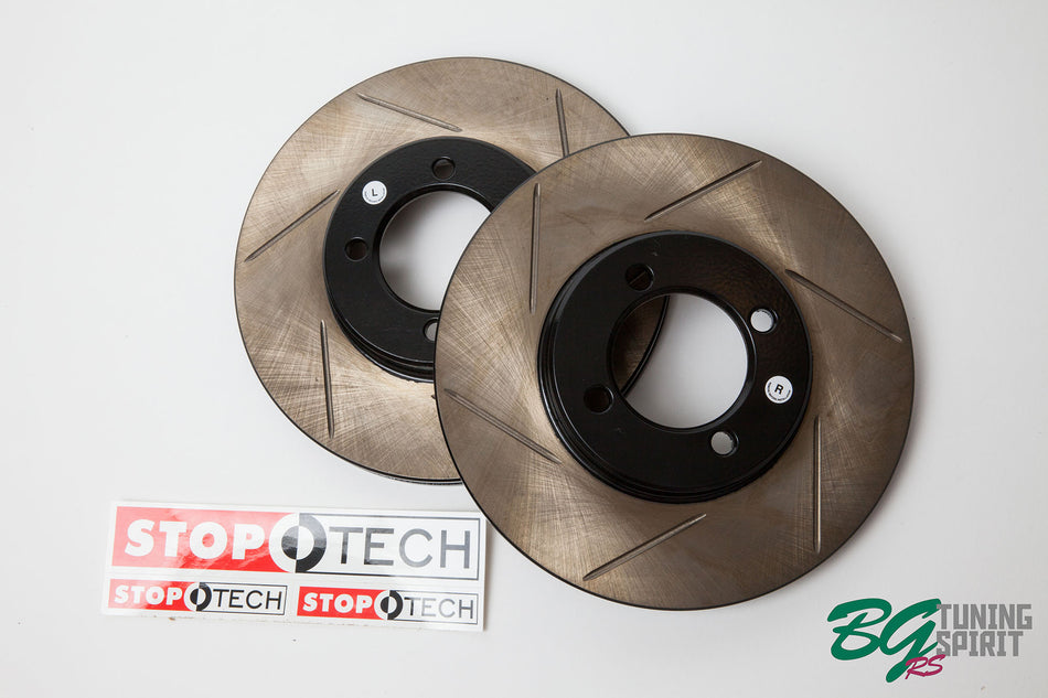 StopTech AE86 Slotted Power Alloy Brake Rotors