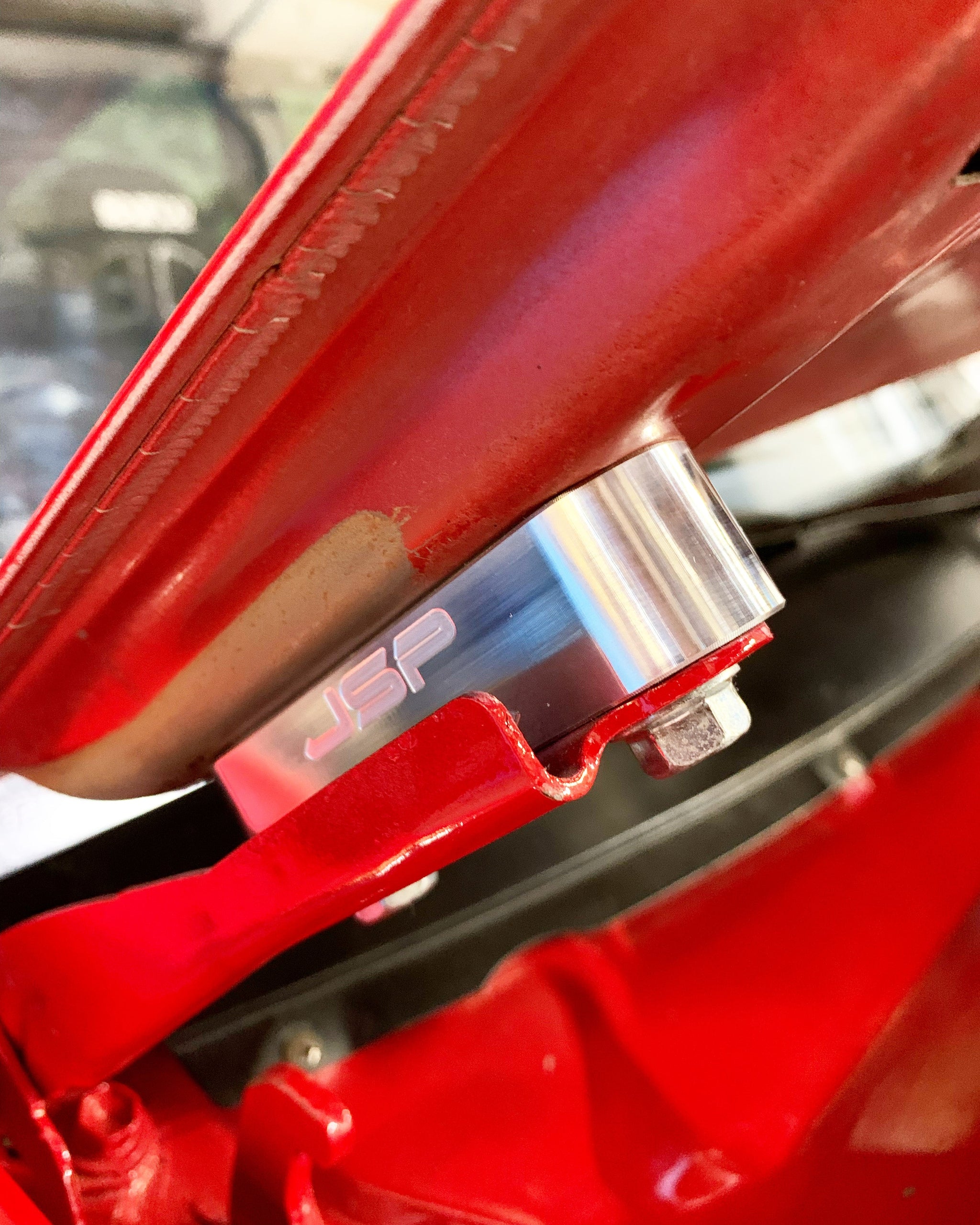 JSP Fab AE86 Hood Riser Spacers Battle Garage Racing Service