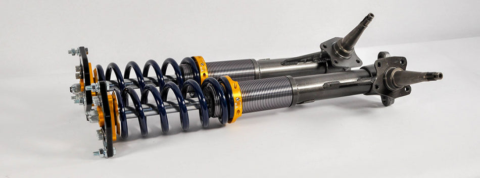 Front Coilover Conversion for KP61 Starlet with Stock KP61 Strut Casings