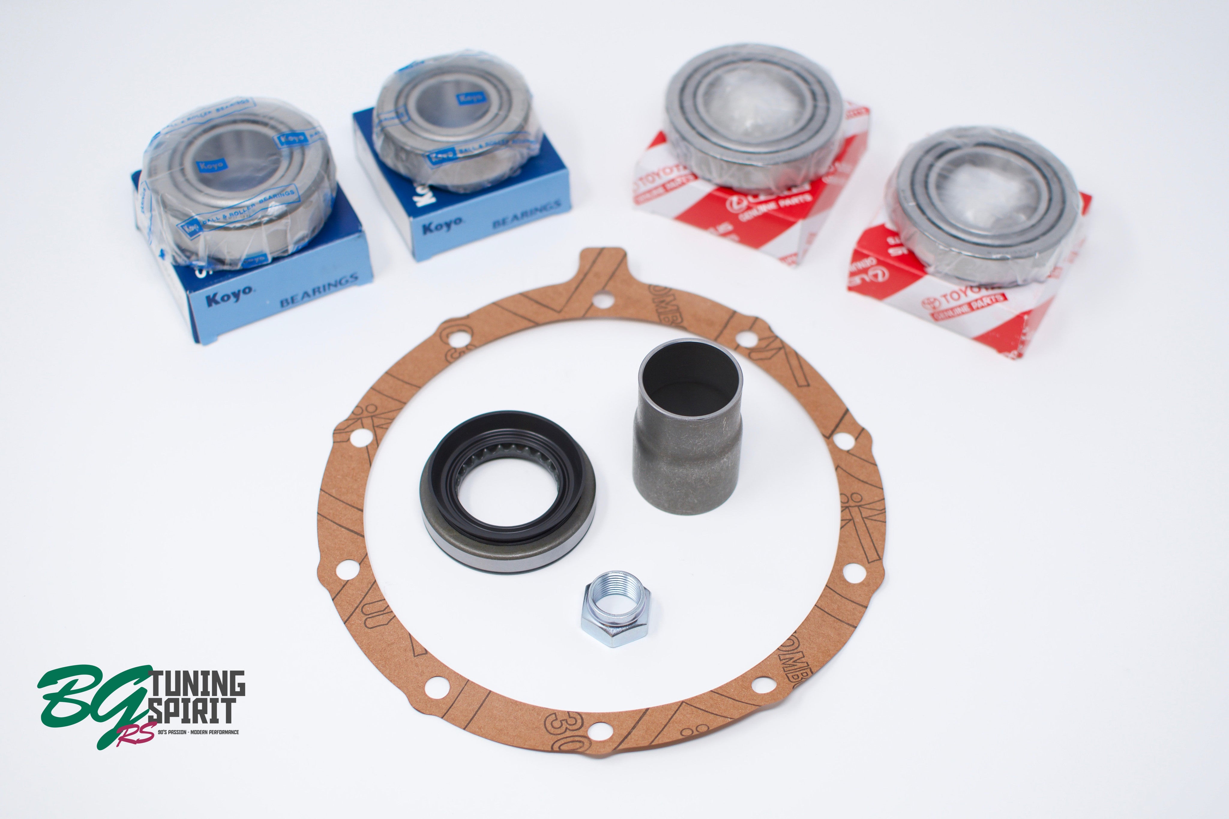 AE86 Koyo / OEM Toyota Ring and Pinion Differential Rebuild Kit – Battle  Garage Racing Service